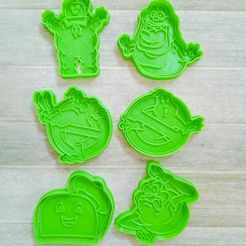 387c7a50-7415-4f5d-ab6c-78676a9227ef.jpg STL file GHOSTBUSTERS COOKIE CUTTERS KIT X6 COOKIE CUTTER KIT・3D print model to download, KDASH