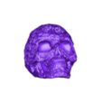 skull+ornament+highpoly.stl Skull ornamental 3D print model