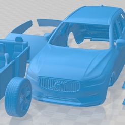 Volvo-XC60-2018-Cristales-Separados-1.jpg Fichier 3D Voiture Volvo XC60 2018 imprimable・Objet imprimable en 3D à télécharger, hora80