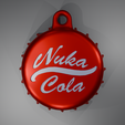 nuka-cola-cap-keychain2.png Llavero Nuka Cola Cap