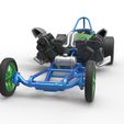 4.jpg Diecast Front engine old school 6 wheeled dragster Scale 1:25