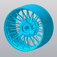 колесо-спицы.png Free STL file Lowrider Style 1:64 wheel for hotwheels・Design to download and 3D print