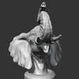02.png Elephant Head AM05 3D print model