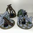 IMG_1729.jpeg Tabletop RPG Ruins Set Fantasy Wargames Scene Castle Scenery 28-32mm
