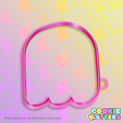 88_cutter.png GHOST PACMAN EMOJI COOKIE CUTTER MOLD