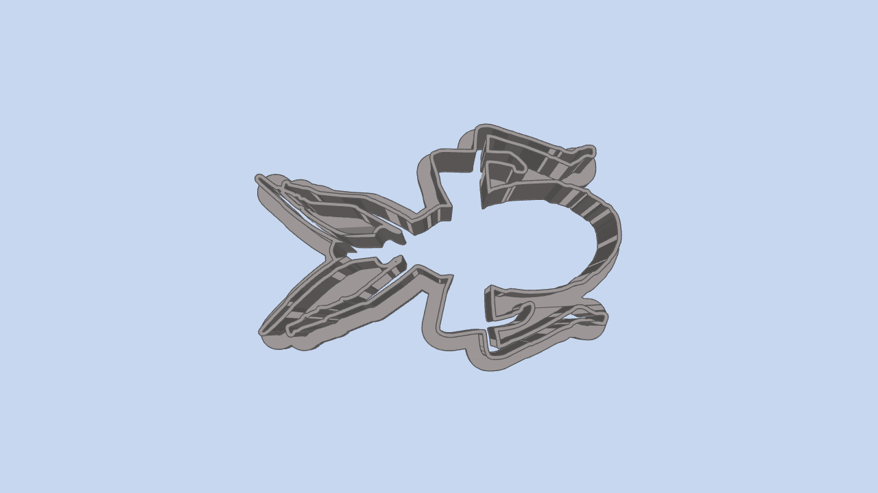 STL file Assassin Bug (2) COOKIE CUTTERS, MOLD FOR CHILDREN, BIRTHDAY ...