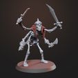 4-Armed-Skeleton.jpg Esqueleto de cuatro brazos monstruo criatura de fantasía