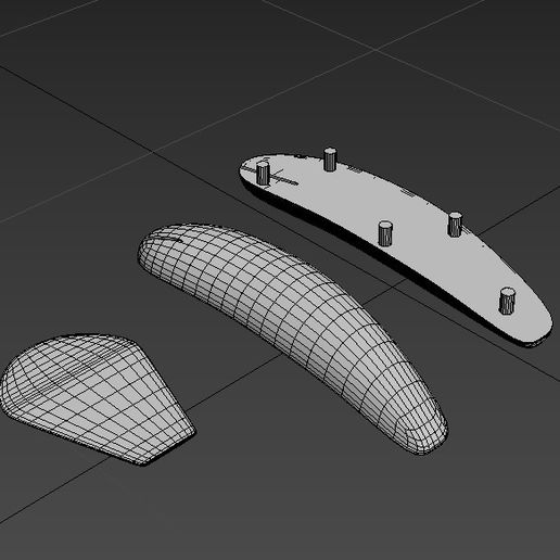 banana fishing lure - 3D model önizlemesi