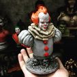 B59C8710-4B7A-4B85-840F-DD0C175EDA28.jpeg Pennywise Bust High quality - IT chapter Two - Halloween 3D print
