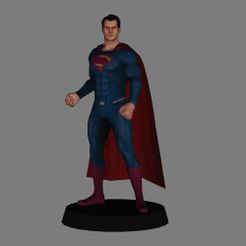 01.jpg Superman - Justice League low poly 3d print