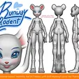 il_1588xN.4668763942_9hl2.webp [Ball Jointed Doll] Runway Rodent BJD - (For FDM and SLA Printing)