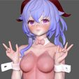12.jpg GANYU BUNNY GENSHIN IMPACT CUTE SEXY GIRL GAME CHARACTER ANIME 3D PRINT