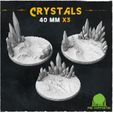 MMF-Сrystals-06.jpg Сrystals (Big Set) - Wargame Bases & Toppers 2.0