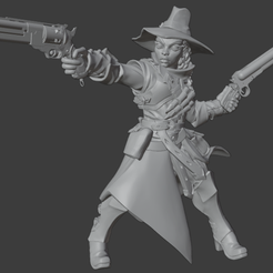 Gunslinger.png Vampire Hunter Cowgirl Gunslinger