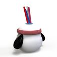 Pochacco-Penci-Holder.412.4.jpg Sporty Pochacco Desktop Organizer | Kawaii Pencil Holder