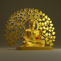 untitled.png STL file Lord Buddha Statue・3D printable design to download