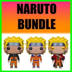 Naruto-Bundle.png Archivo 3D NARUTO BUNDLE 3 MODELOS KIT SHIPPUDEN - FUNKO POP・Objeto de impresión 3D para descargar