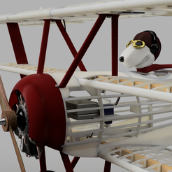 SNOOPYPILOTsmall.png Pilot Snoopy for Fokker RC Triplane