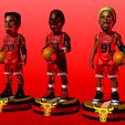 team-bulls-render-2.jpg TEAM CHICAGO BULLS JORDAN PIPPEN RODMAN NBA BASKETBALL FIGURE
