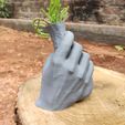 IMG_20210119_155247.jpg Vase and hand criative - plant vase 3D print model