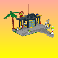 База-02.png NotLego Lego Pack Rescue Base Model 111