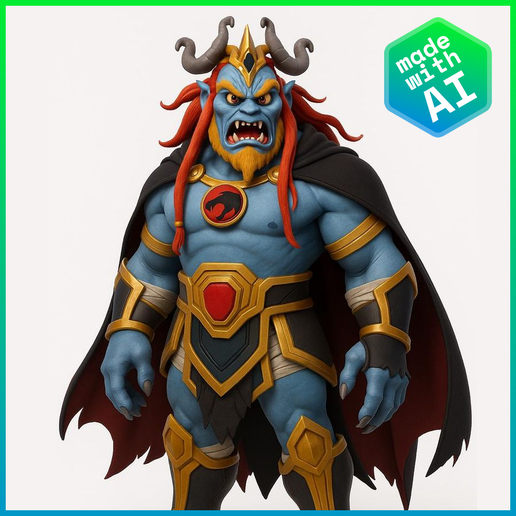 🧙‍♂️ Mumm-Ra – Alternative Neon Fury Edition