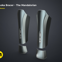 Ahsoka-Armor-15.png Fichier 3D Bracelets d'Ahsoka - Les Mandaloriens・Objet pour imprimante 3D à télécharger