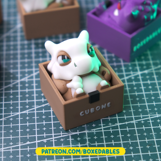 🎨 Cubone - Boxedables [Fan Art]・ STL File for 3D printing・Cults