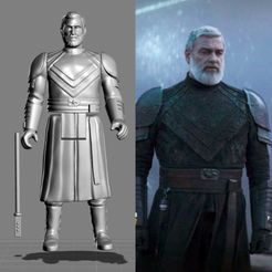 Baylan-main.jpg Файл STL ВИНТАЖНАЯ ФИГУРКА БЭЙЛАНА СКОЛЛА В СТИЛЕ КЕННЕРА "ЗВЕЗДНЫЕ ВОЙНЫ・Дизайн для загрузки и 3D-печати