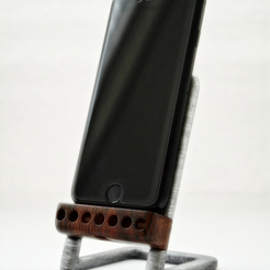 Infinity Phone Stand - HERO.png Soporte para teléfono Infinity (iPhone 6, 7 y 8) Diseño de amplificación de sonido