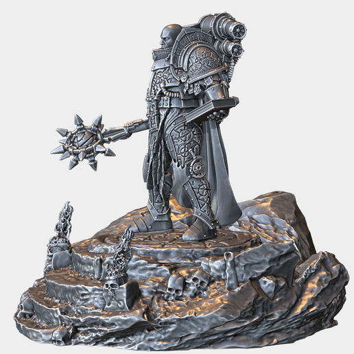 🦸 Word Bearer Primus Lord・ 3D File for 3D printing・Cults