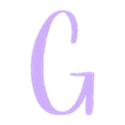 G.stl BARBIE Letters and Numbers | Logo