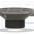 floor_drain_grate_200x100 v13-d21.png Floor Drain Grate Round 200x100 with 110 hole for balcony