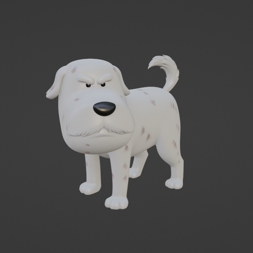 Shushu – One Piece dog - 3D model önizlemesi