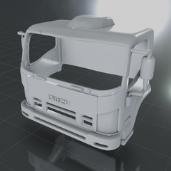 L.png STL file ISUZU NPS 75 TNI TRUCK CABIN・3D print design to download