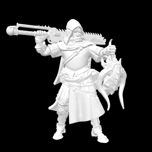 Warhammer 40k Demonhunter Inquisitor 3D model