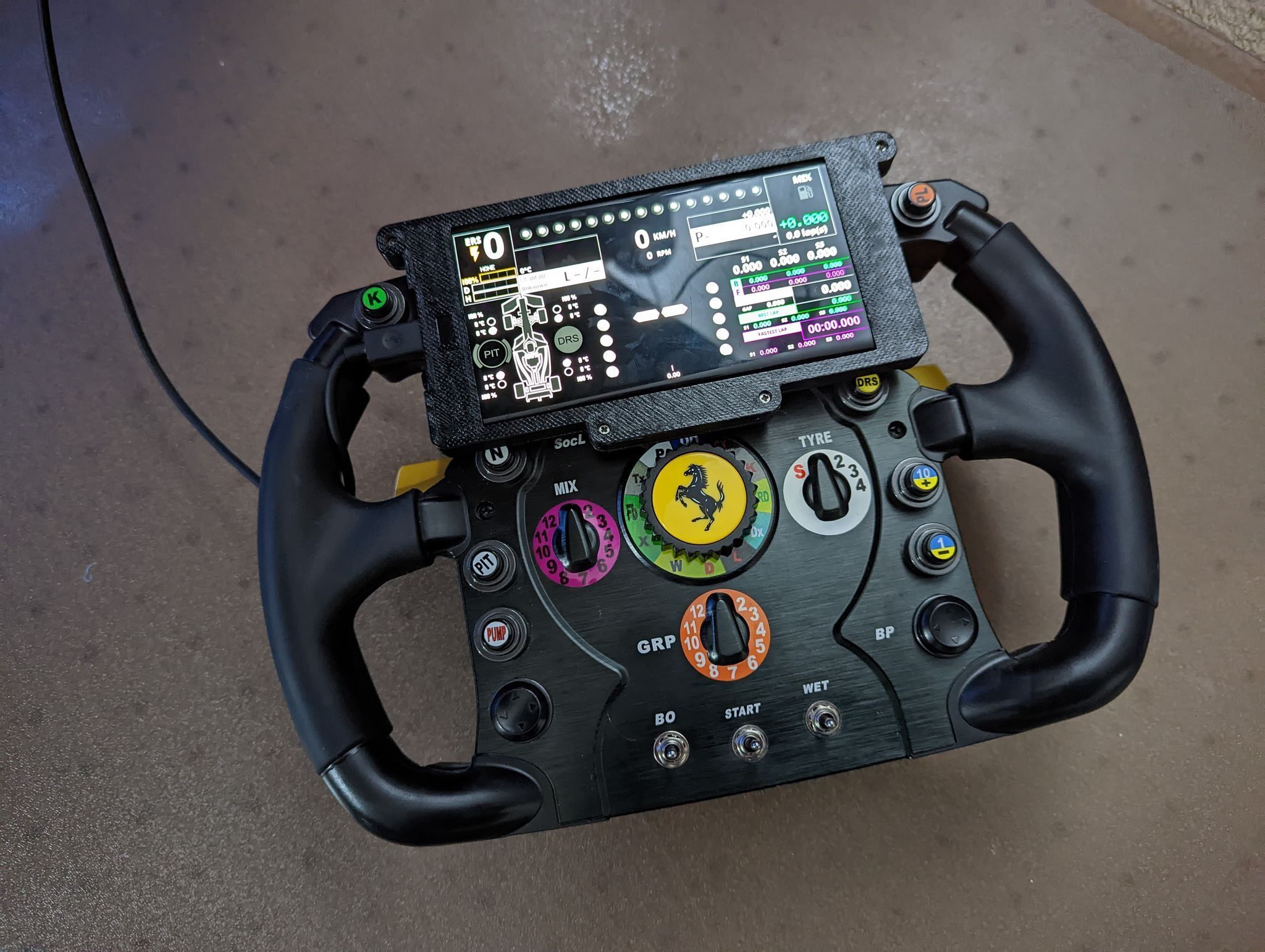 Thrustmaster F1 Wheel Archivo STL Thrustmaster F1 Wheel - S7 Edge Phone Mod・Diseño de ...