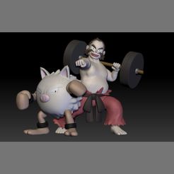 ChuckPokemon-Johto-Gym-Leader-Chuck.jpg STL-Datei Pokemon Johto-Sportleiter Chuck・3D-Druck-Idee zum Herunterladen