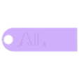 ALEX Keychain.stl NOMI DI PORTACHIAVI CHE INIZIANO CON UNA