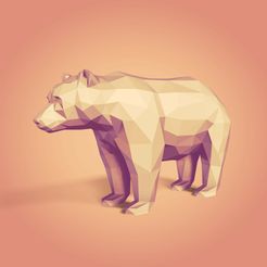 I1.jpg Statue d'ours LowPoly