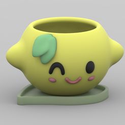 limao.384.jpg Cute Lemon Flower Pot