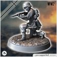 5.jpg Set of five German WW2 infantry troops (with MP40, Panzerfaust and K98k) (2) - Germany Eastern Western Front Normandy Stalingrad Berlin Bulge WWII