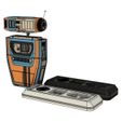 Pip.MKV-v112.jpg Pip Droid and Head Docking Station from Star Wars: The Acolyte (3D Print STL)