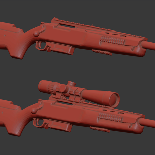 (scala 1:6\1:16\1:35) Remington Mk 13 Mod 0