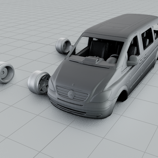 Mercedes Benz Vito 115 CDI extralong 9 seats airco towbar  car van