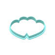 4.png Double Hearts Cookie Cutters | STL Files