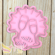 1052-1080-flip-fenix-3d.png Cookie cutter Champagne glasses toasting