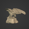 R10.png Lowpoly Eagle Statue - Figurine