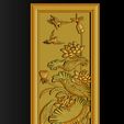 Lotus-Flower_tall_4-5.jpg Lotus pattern relief design for CNC router