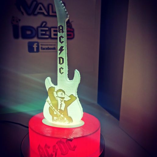 Fichier 3MF AC DC Litho guitar 🎸 ・Modèle à imprimer en 3D à télécharger ...